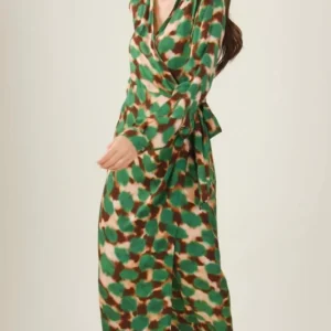 Abito incrocio a fantasia