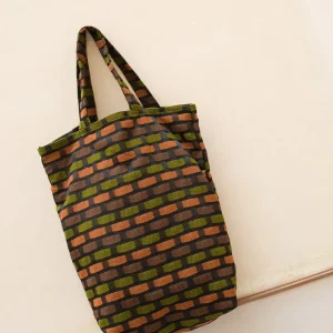 Maxi Shopper in jacquard di velluto