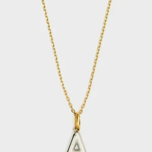 COLLANA LETTERING SMALL ORO/ARGENTO A