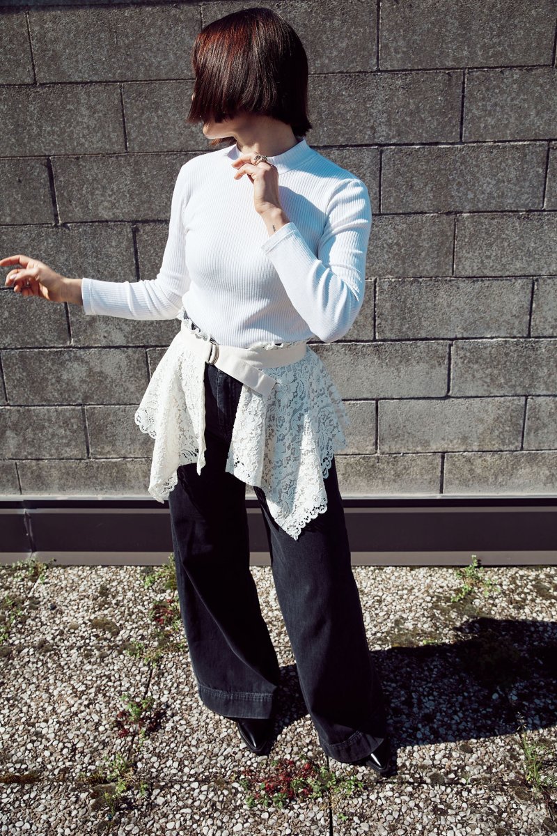 The White Lace Skirt-Belt - immagine 6