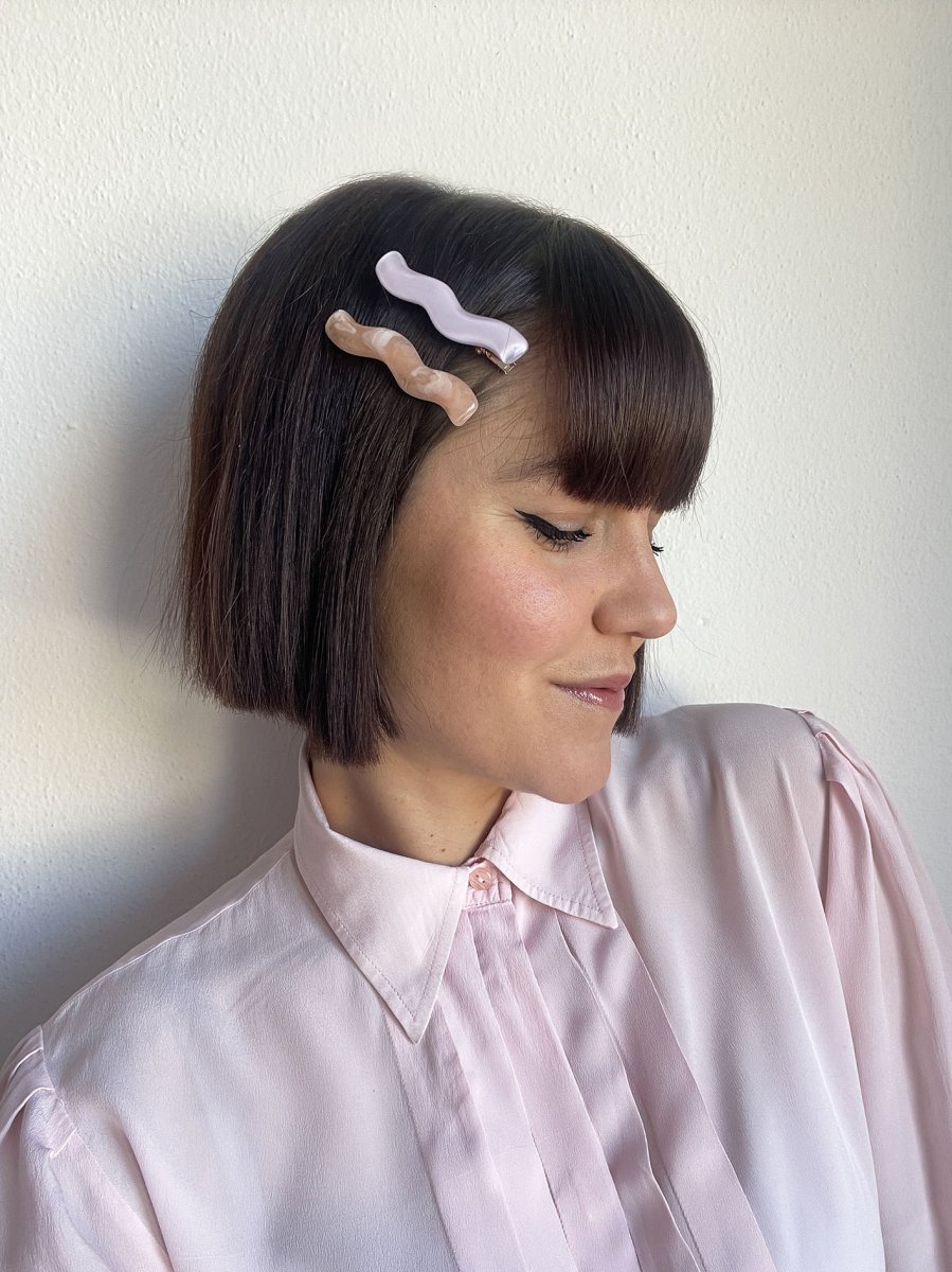 Pink Glossy Wave Clip - immagine 3