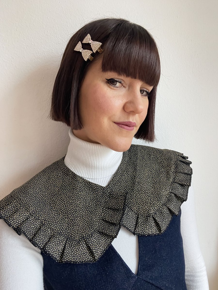 Geometric Bow Gold Clip - immagine 2