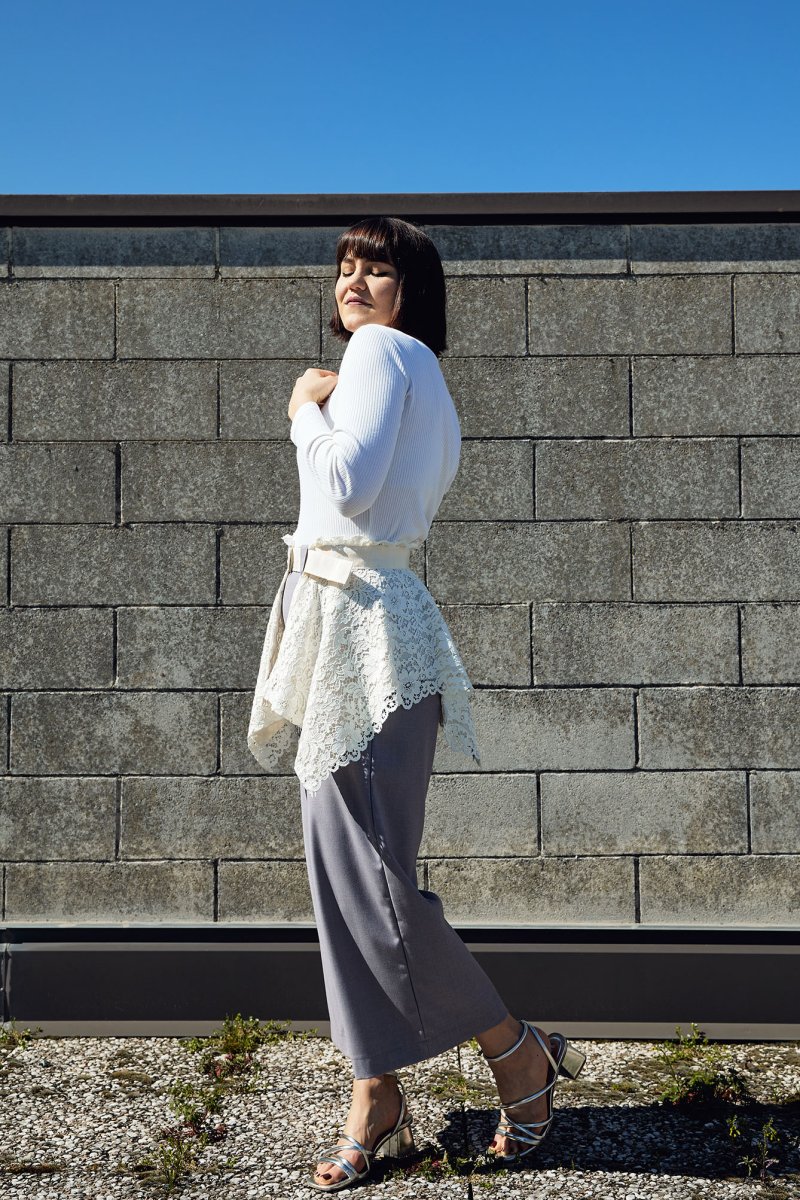 The White Lace Skirt-Belt - immagine 7