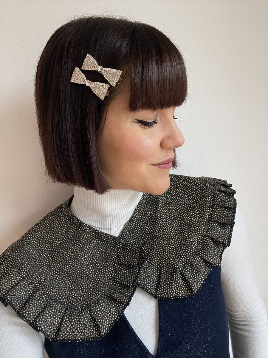 Geometric Bow Gold Clip - immagine 3