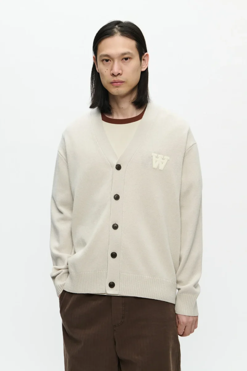 DOUBLE A BY W.W. MEN WWTay Cardigan Moonstruck - immagine 3