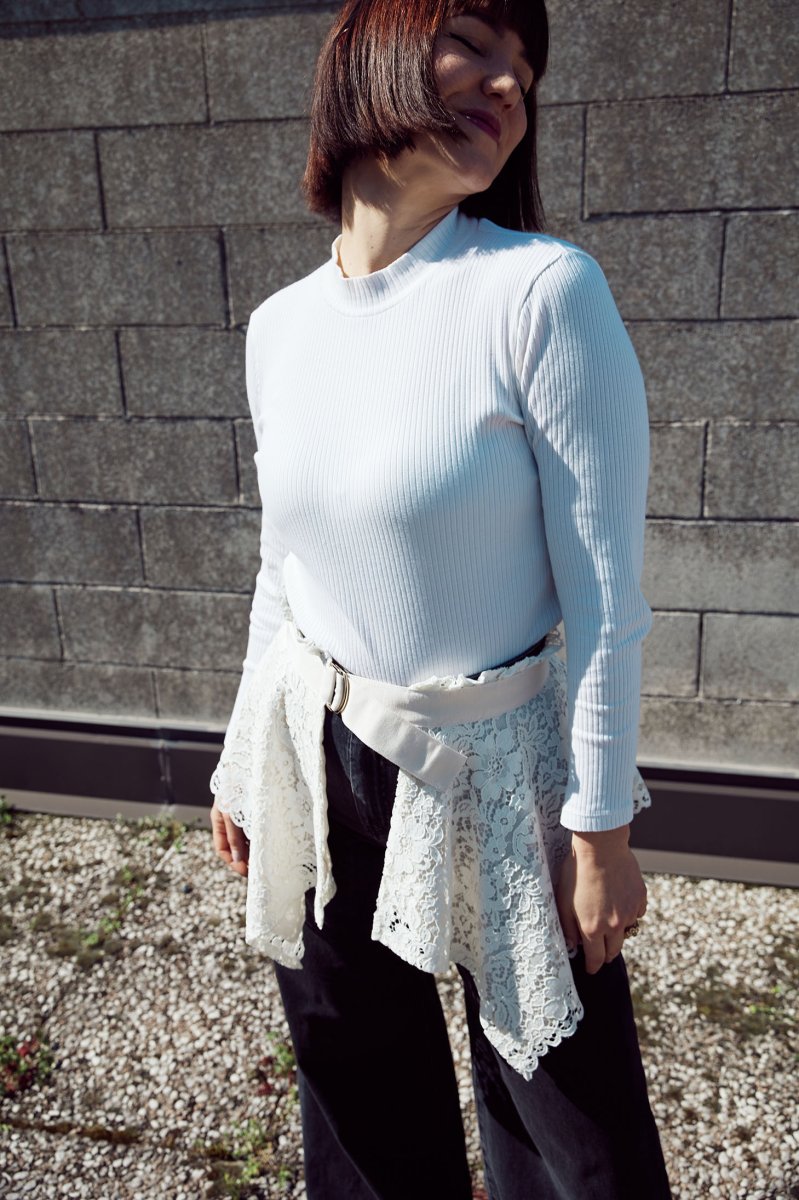 The White Lace Skirt-Belt - immagine 5