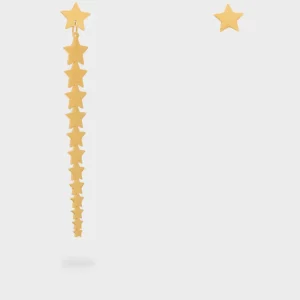Orecchini asimmetrici con stelle