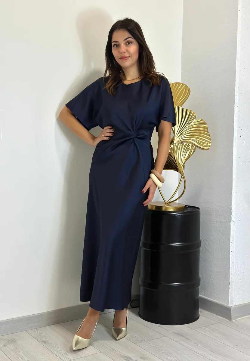 Abito con drappeggio Myastreet - immagine 3