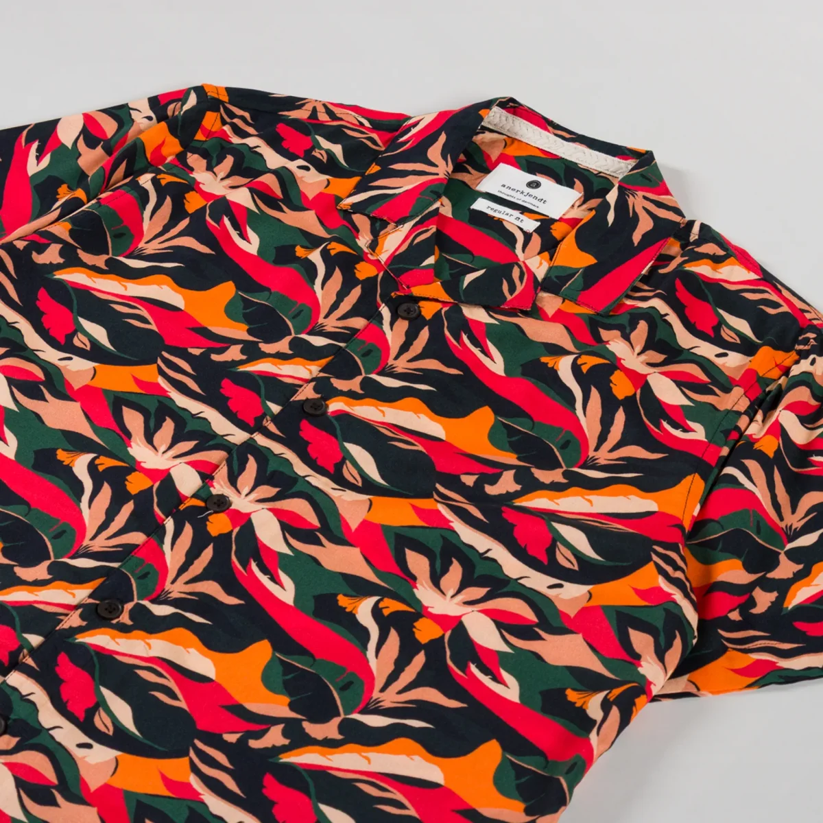 Anerkjendt Akleo AOP Viscose Shirt Forest Night - immagine 3