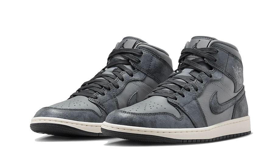 Air Jordan 1 Mid Distressed Smoke Grey - immagine 3