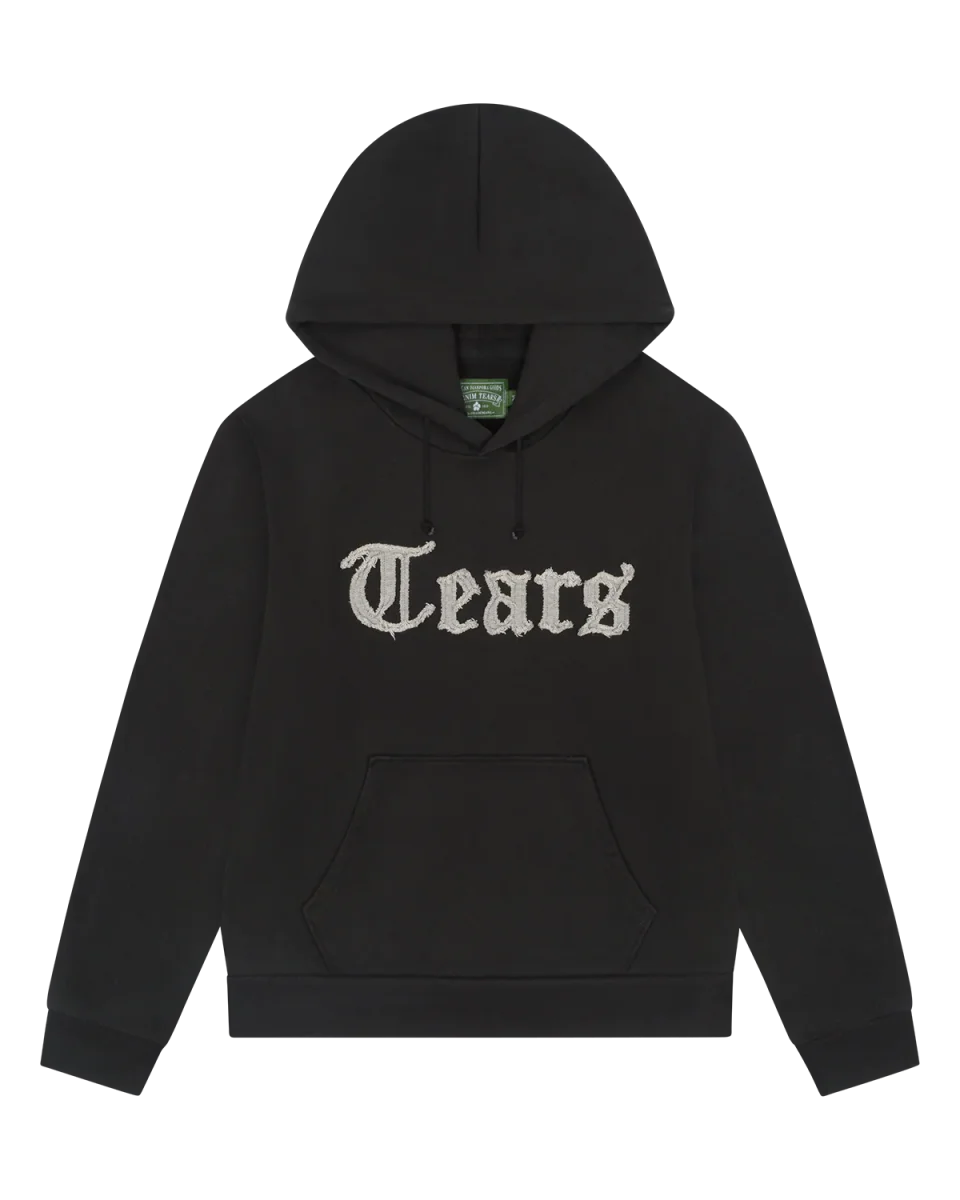Denim Tears - Tears Cut Out Hoodie Charcoal - immagine 2