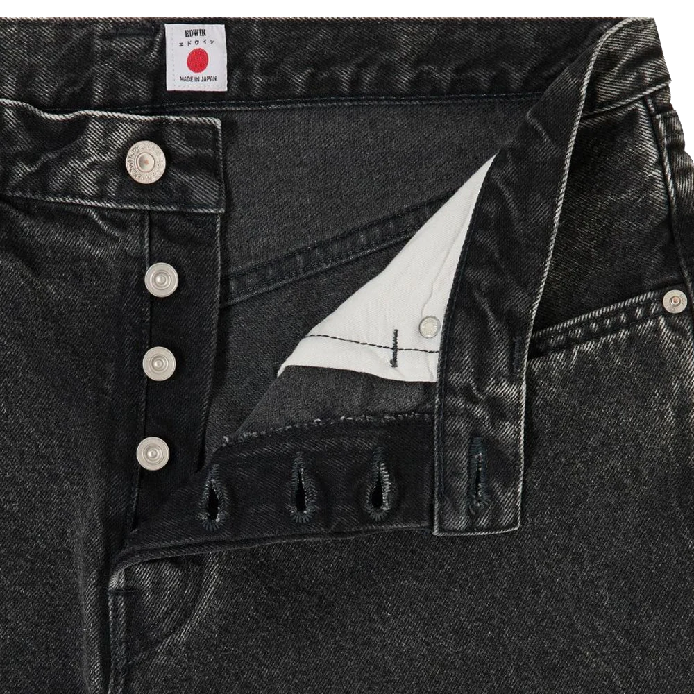 Edwin Wide Pant - Black mid dark used - immagine 4