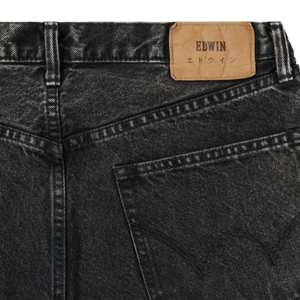 Edwin Wide Pant - Black mid dark used - immagine 5