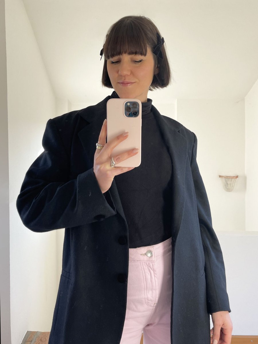 Mini Fiocchetto Caroline (Nero) - immagine 3