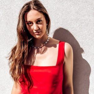 Abito a tubino in Tencel™ Lyocell con spacco posteriore