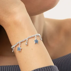 Bracciale Elastico Stelle Blu