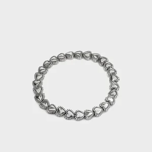 Bracciale Elastico Cuori Merletto