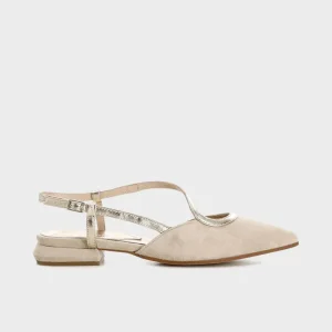 Ballerine in camoscio