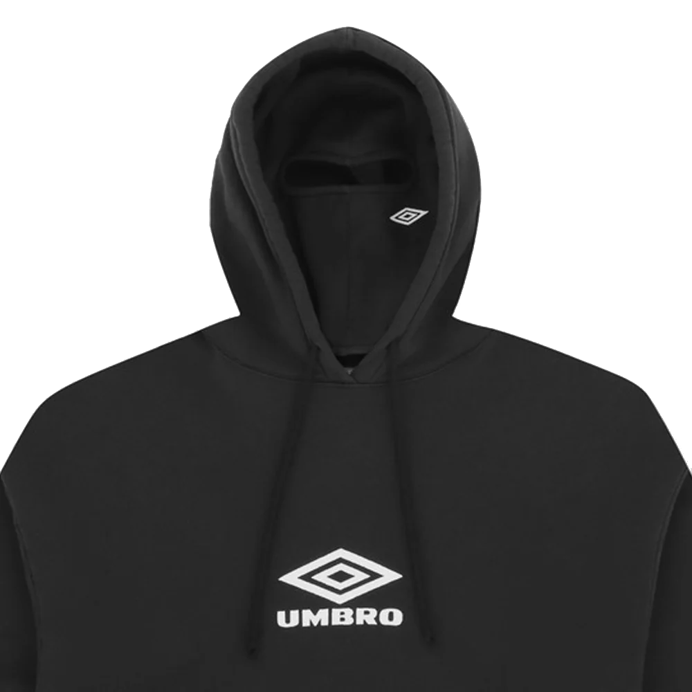 Umbro OG Logo Mask Hoodie - Washed Black (WINTER) - immagine 4