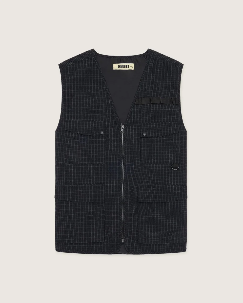 Woodbird WBDong Tech Vest - Black - immagine 2