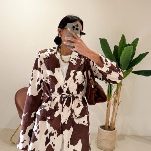 Blazer Cow Print