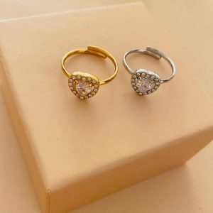 Anellini Cuore Brillanti