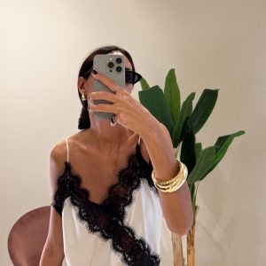 Abitino sottoveste black&white