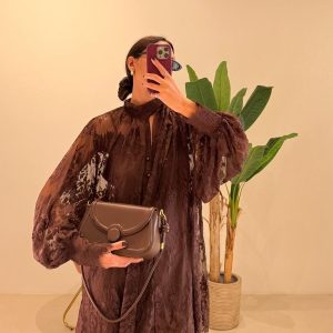 Abito pizzo cioccolato