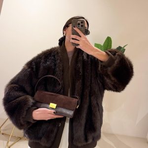 Ecofur Bomber brown
