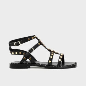 SANDALO DOPPIA FIBBIA IN PELLE