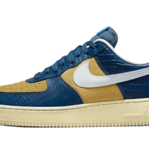Nike Air Force 1 Low SP Undefeated 5 On It Blue Yellow Croc