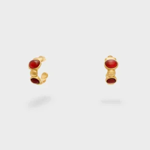 Orecchini Bubble cerchio in acciaio inossidabile