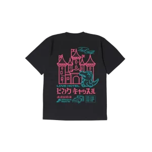 Edwin Pink Castle T-shirt - Black