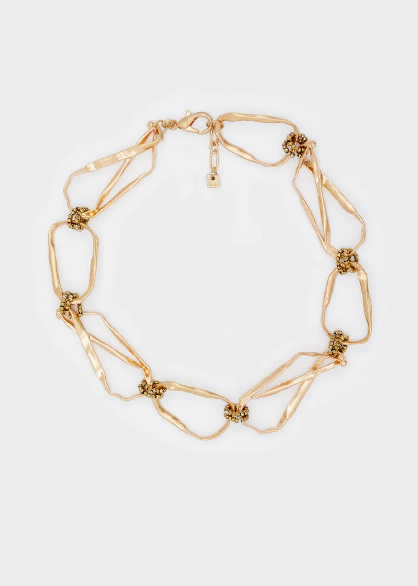 COLLANA RIVER CATENA CON PIETRE - immagine 5