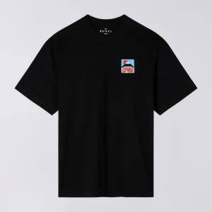 Edwin Sunset On Fuji Tee Black