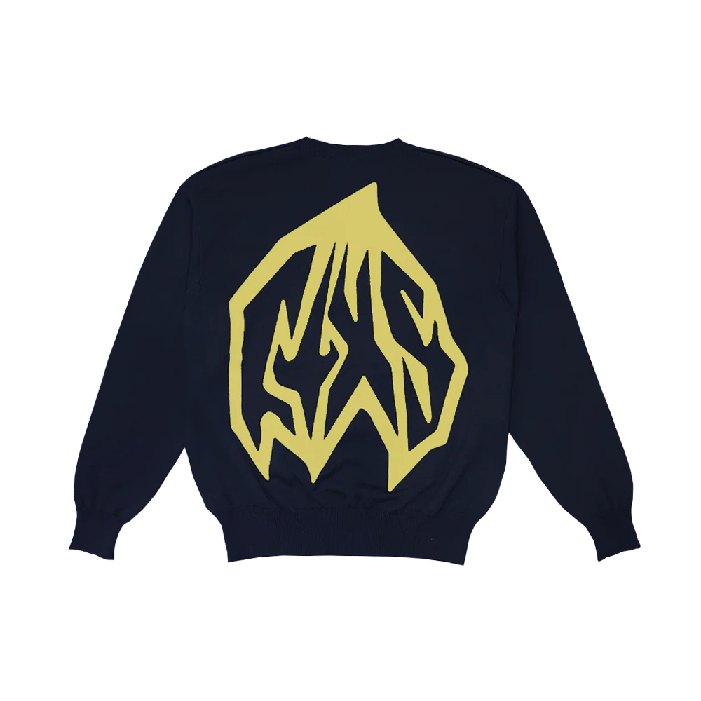 3SIXTY Heart sweater - Navy - immagine 3