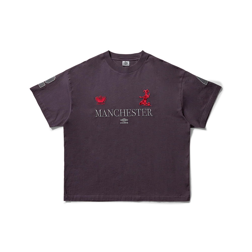 Umbro Manc T-shirt - Dark Purple - immagine 2