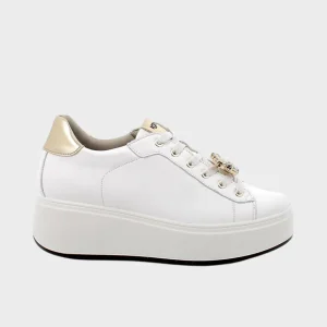 Scarpe con zeppa e lacci