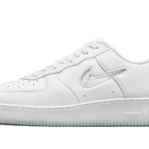 Nike Air Force 1 Low '07 Retro Color of the Month Jewel Swoosh Triple White