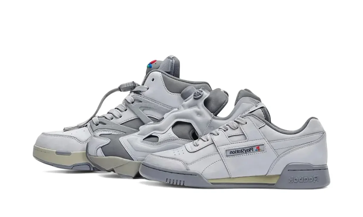 Workout Plus, Reebok Pump Omni Zone II & Reebok Instapump Fury 94 PlayStation 30th Anniversary Stacking Box - immagine 2