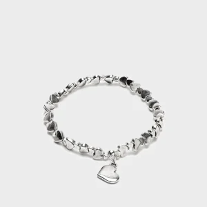 Bracciale Elastico Ciondolo Cuore