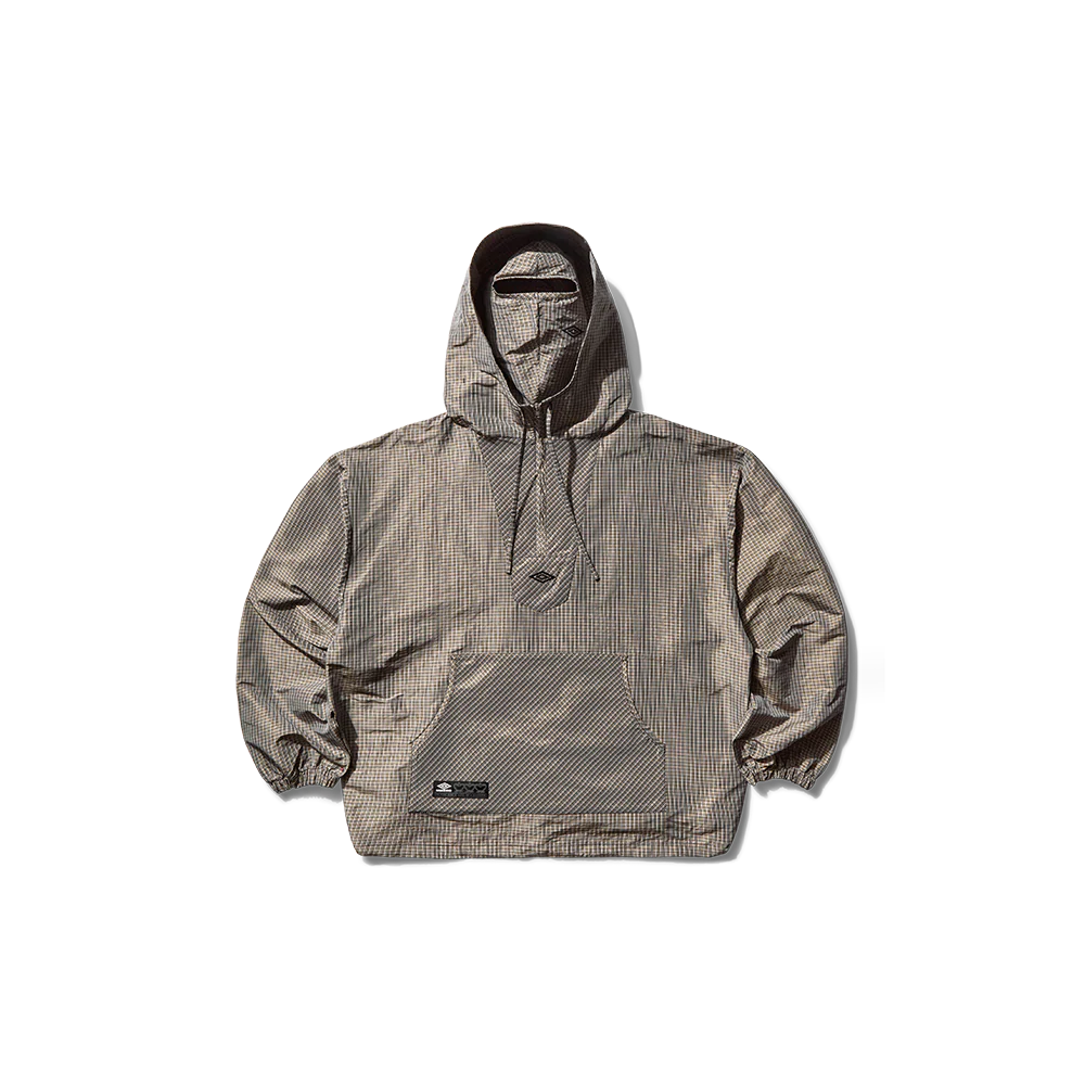 Umbro Masked check Anorak - Beige Black - immagine 2