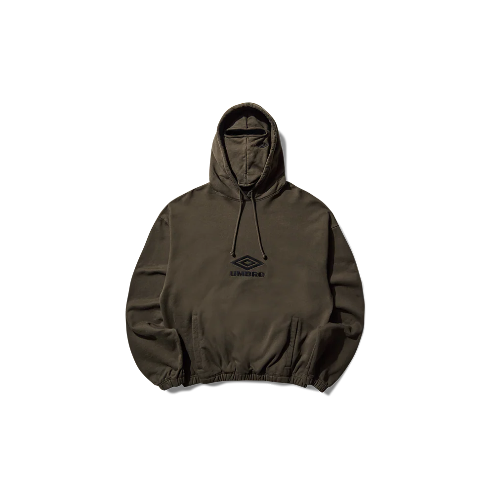 Umbro OG Logo Mask Hoodie - Dark Olive (Summer) - immagine 2