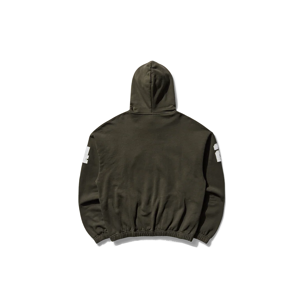 Umbro Manc masked Hoodie - Dark Olive - immagine 3
