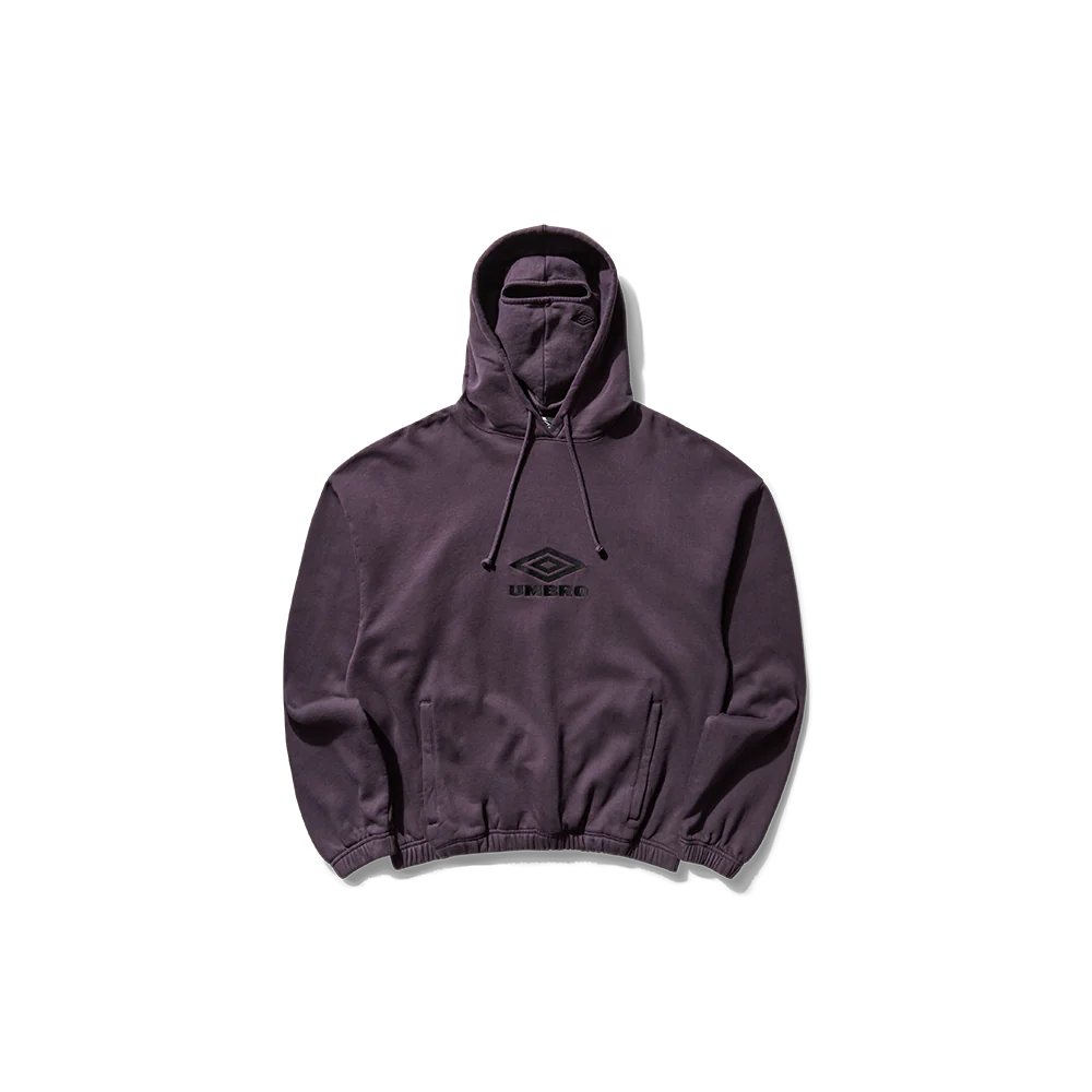 Umbro OG Logo Mask Hoodie - Dark Purple (WINTER) - immagine 2