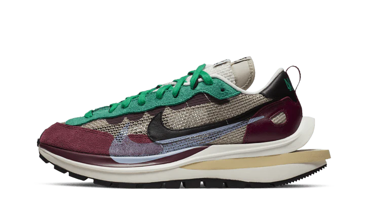 Nike Vaporwaffle Sacai Villain Red Neptune Green - immagine 2
