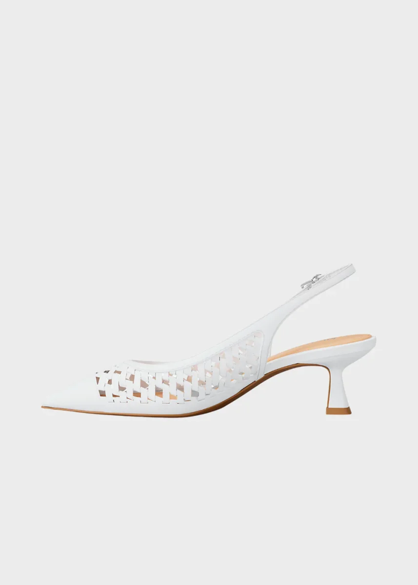 Décolleté intrecciato con tacco 4,5 cm - immagine 4